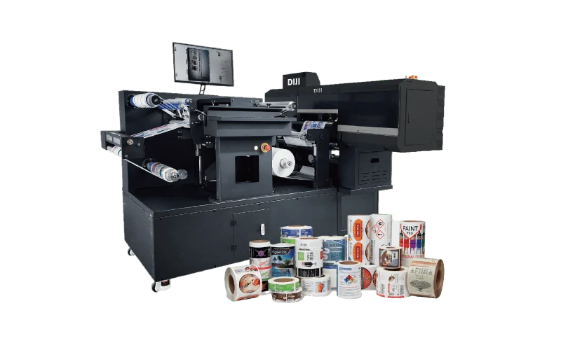 DIJI DJ-E330 Impresora UV para etiquetas en rollo