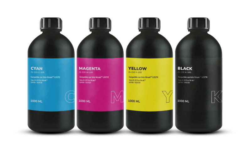 Tinta UV LED Ink Solution IS-210 para Mimaki LUS-210